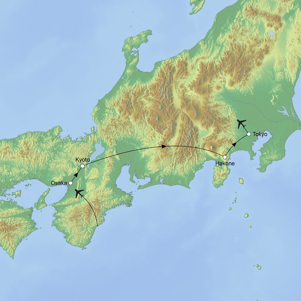 StepMap-Karte-Japan_Agrar Japan Agrarreise