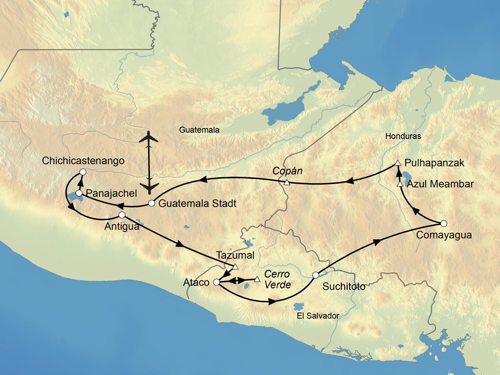 StepMap-Karte-Guatemala-El-Salvador-Honduras_GP26